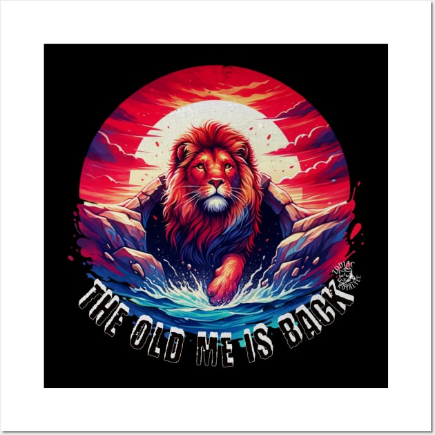 The old me is back Wall Art by Zodiac RoyalTee